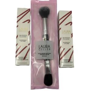 Laura Geller Modern Classic Waterproof Lip Liner 2 Radiant Rose Dual Ended Brush